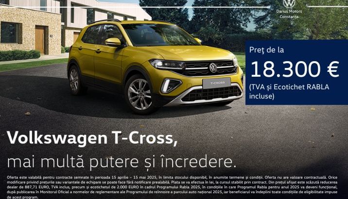 VW T-Cross Base 1.0 TSI - Rabla